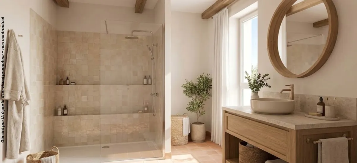 Saint-Pierre-du-Mont arrêt de bus au pied de la résidence