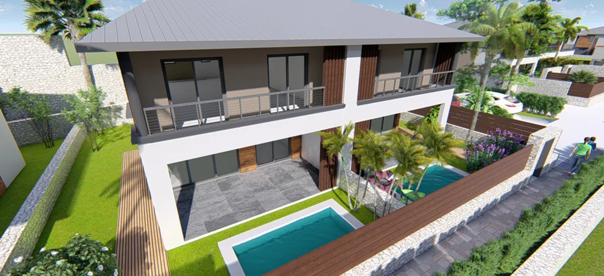 Saint-Pierre Grand Bois villas avec piscines au sud de l’île