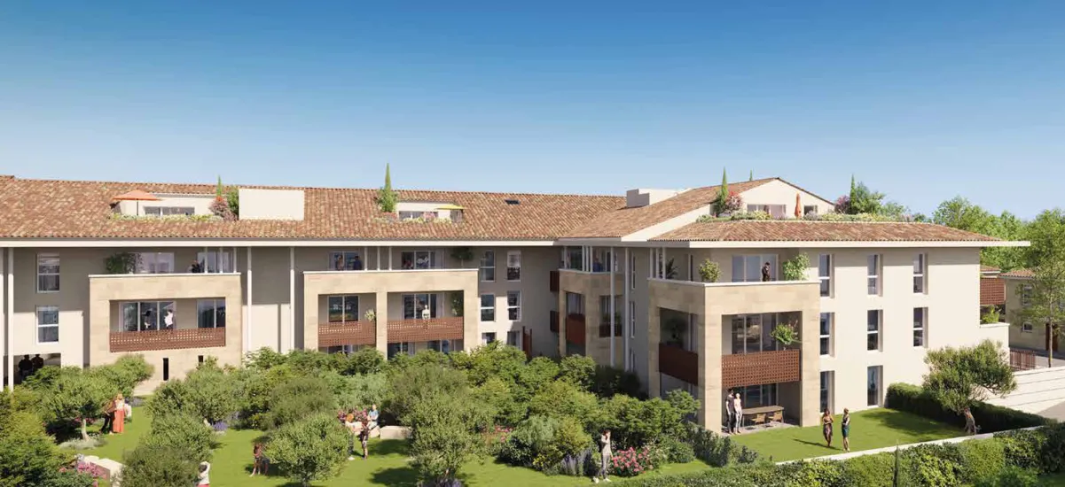 Salon-de-Provence résidence au calme avec un patio de verdure