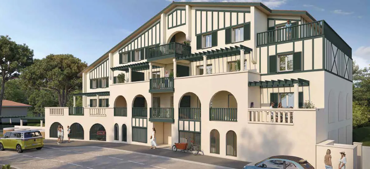 Sanguinet vues dégagées à deux minutes du lac