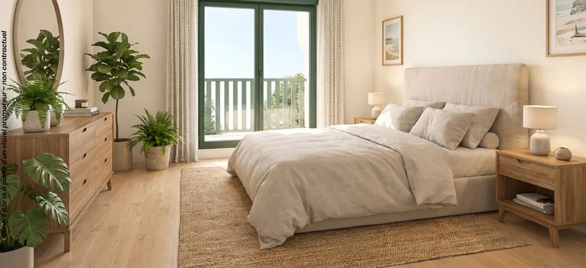 Sanguinet vues dégagées à deux minutes du lac