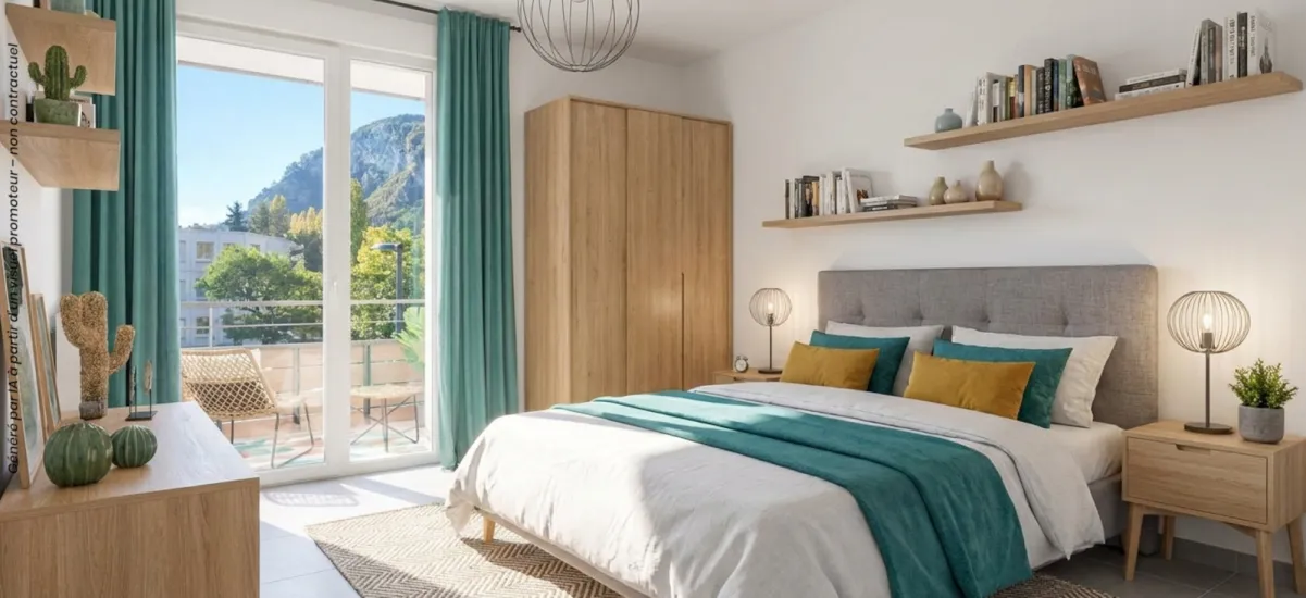 Sassenage au pied des montagnes proche de Grenoble