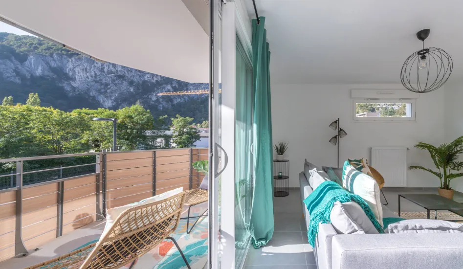 Sassenage au pied des montagnes proche de Grenoble