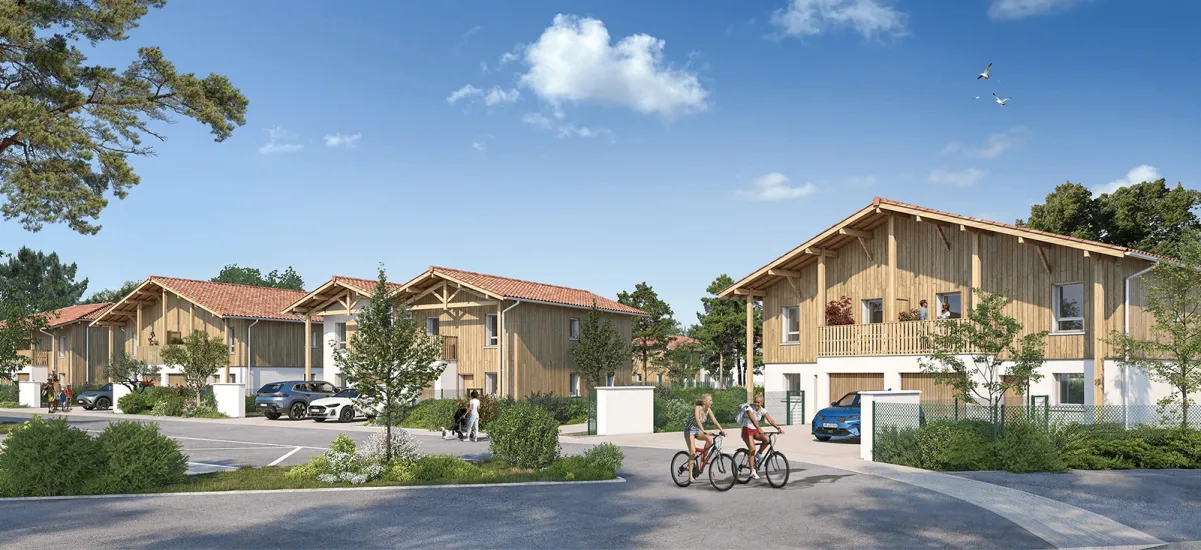 Seignosse cadre résidentiel au cœur du quartier de Lenguilhem