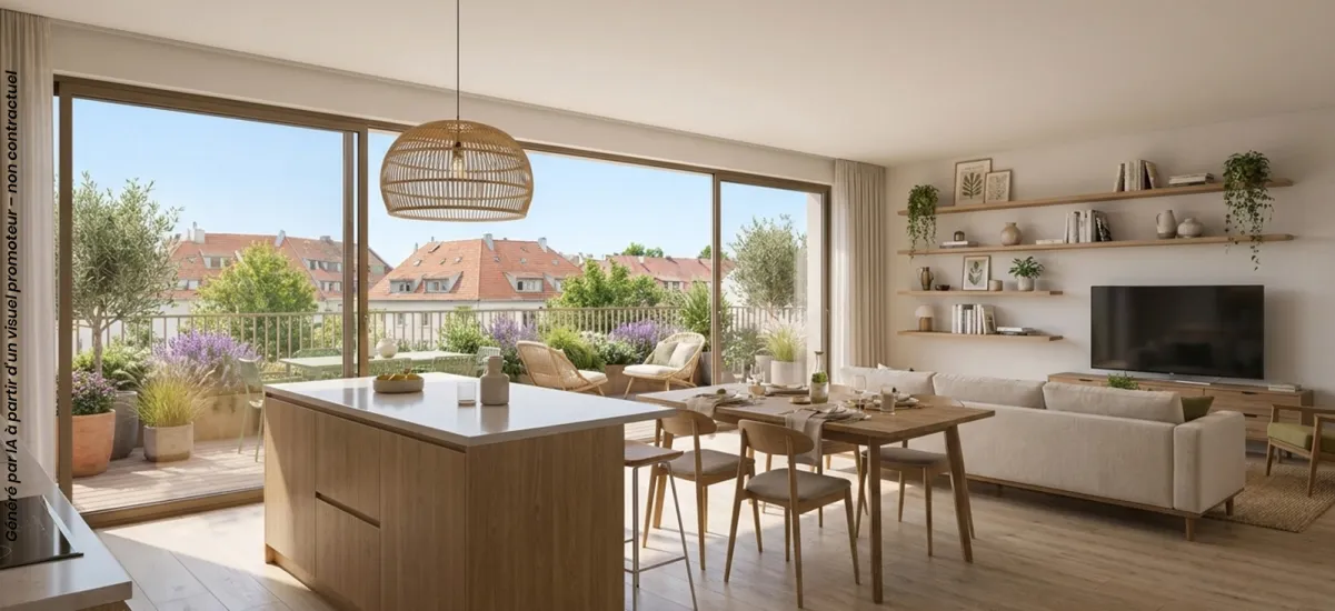 Strasbourg quartier Neudorf à 15 min en voiture de l’Allemagne