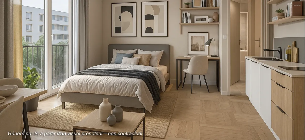 Strasbourg résidence étudiante à 6 min à pied du tram F