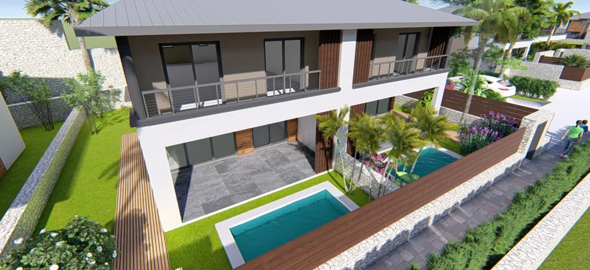 Terre Sainte villas avec piscines au sud de l’île