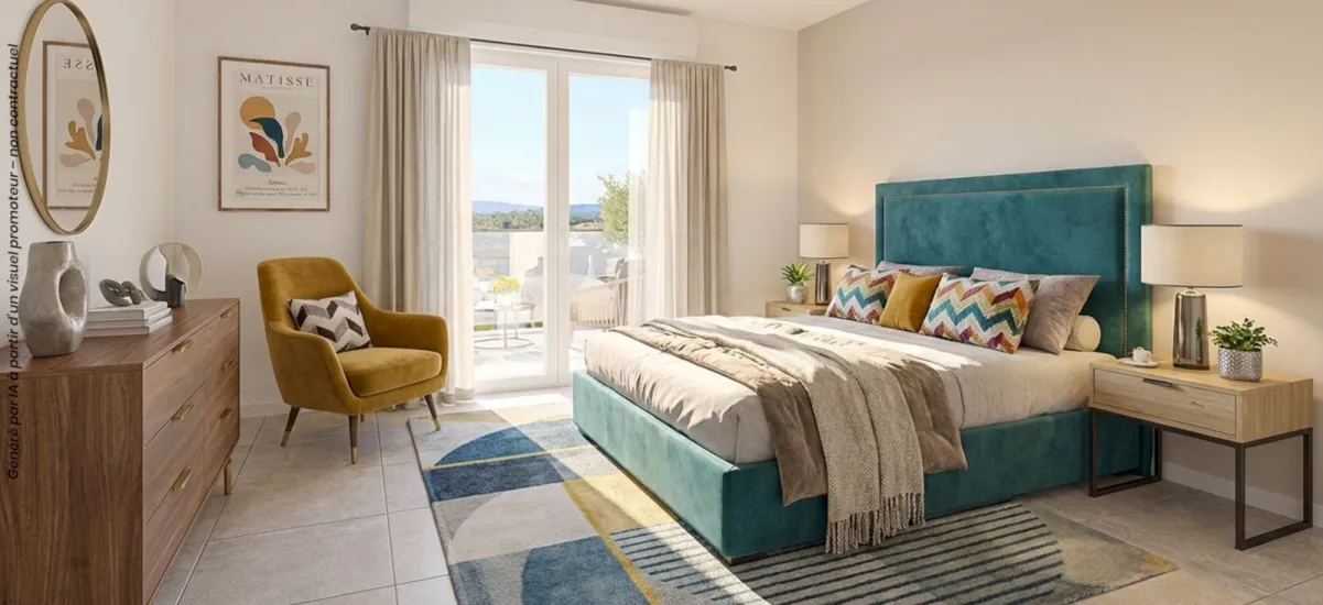 Thonon-les-Bains vue sur les montagnes en cœur de ville