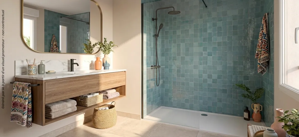 Thonon-les-Bains vue sur les montagnes en cœur de ville