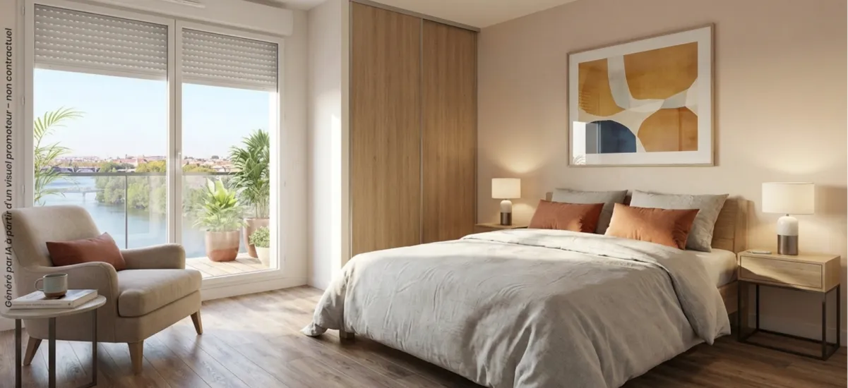 Toulouse face à la Garonne