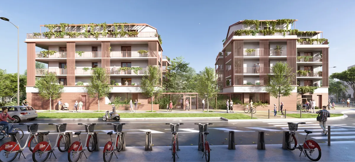 Toulouse petite copropriété à 4 min à pied du métro Borderouge