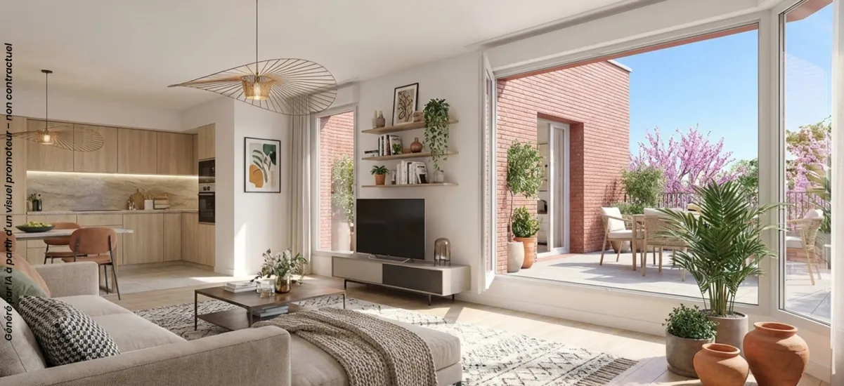 Toulouse proche de l’arrêt de bus ligne L4