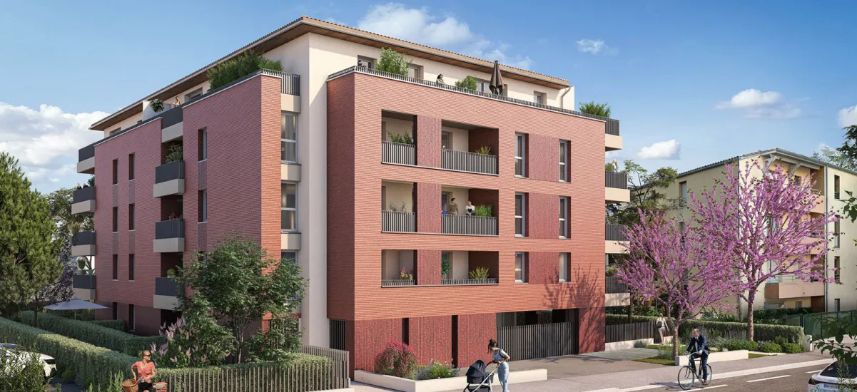 Toulouse proche de l’arrêt de bus ligne L4