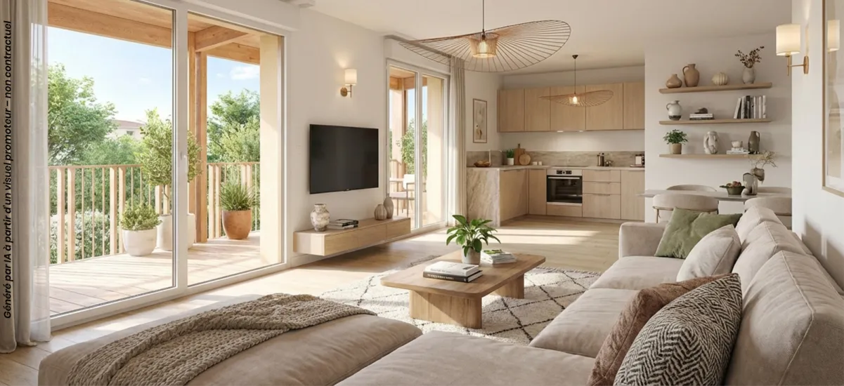 Toulouse quartier de la Maourine à 250 m du métro B