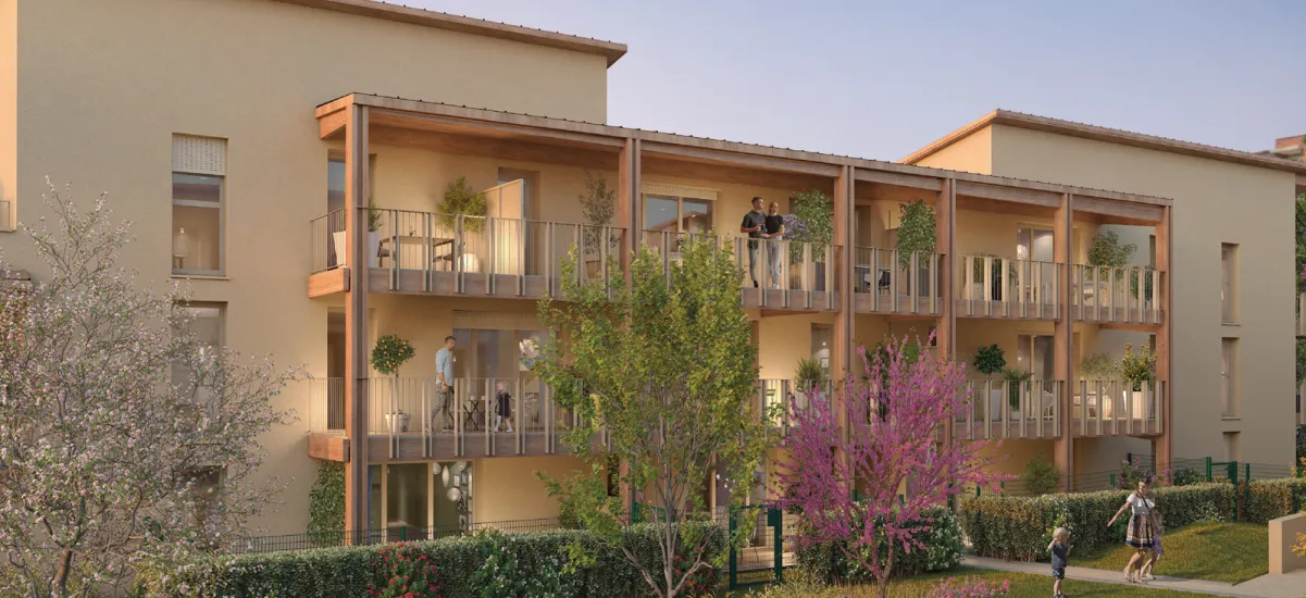 Toulouse quartier de la Maourine à 250 m du métro B