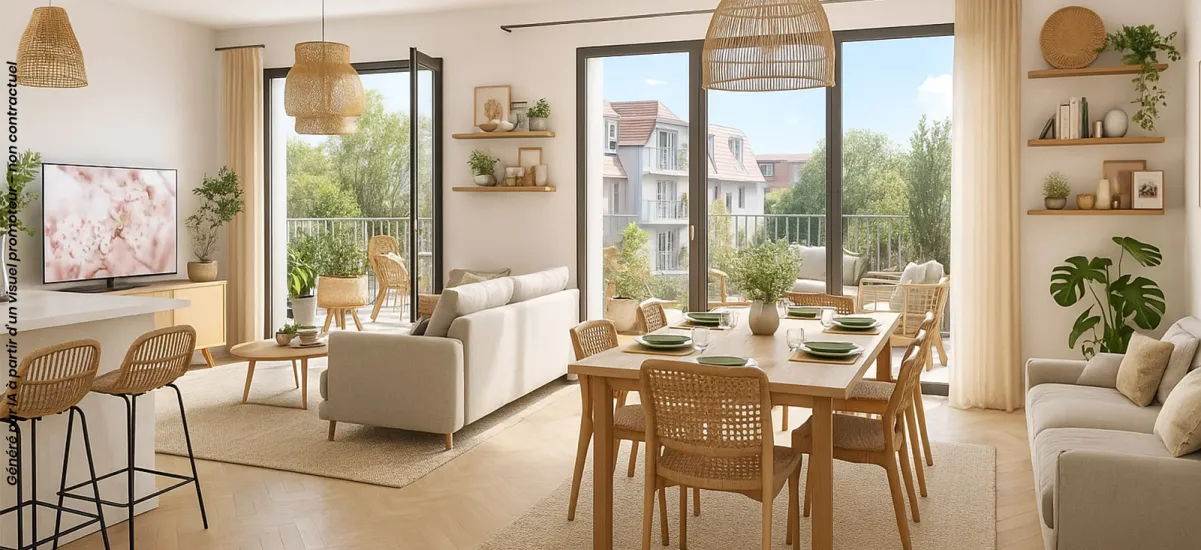 Tourcoing à proximité immédiate de Neuville-en-Ferrain