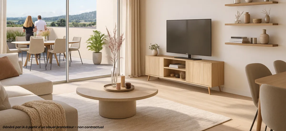 Toussieu à 200 m de la mairie