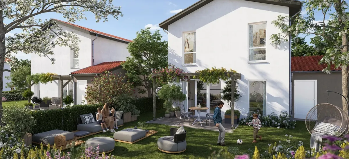 Toussieu maison d’exception avec jardin cadre verdoyant