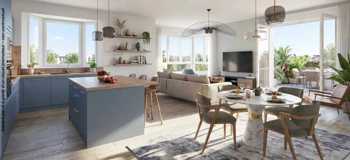 Vénissieux quartier en renouveau à 6 min à pied du T6