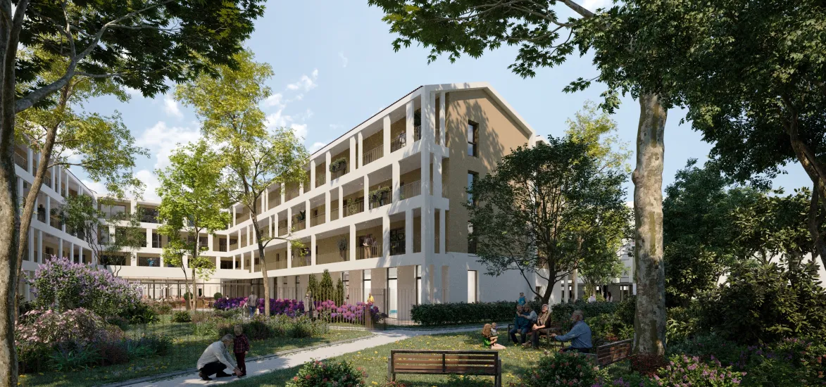 Vienne résidence senior au cœur d’un cadre verdoyant