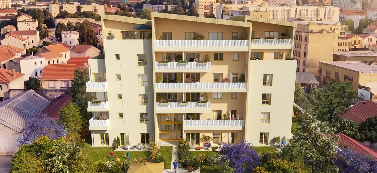 Villeurbanne quartier résidentiel à 6 min à pied du métro A