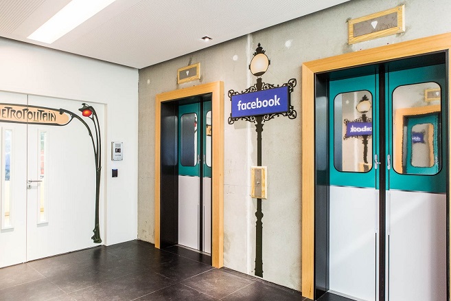 Visite privée des bureaux de Facebook France