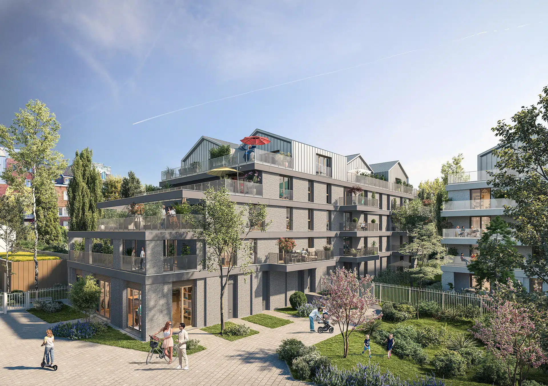 MarcqenBarœul secteur CroiséLaroche tram Brossolette (59700) 31893 Programme immobilier